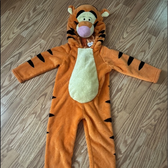 DISGUISE Winnie the Pooh's Friend Tigger HALLOWEEN Plush COSTUME 2T Tiger - Picture 1 of 4